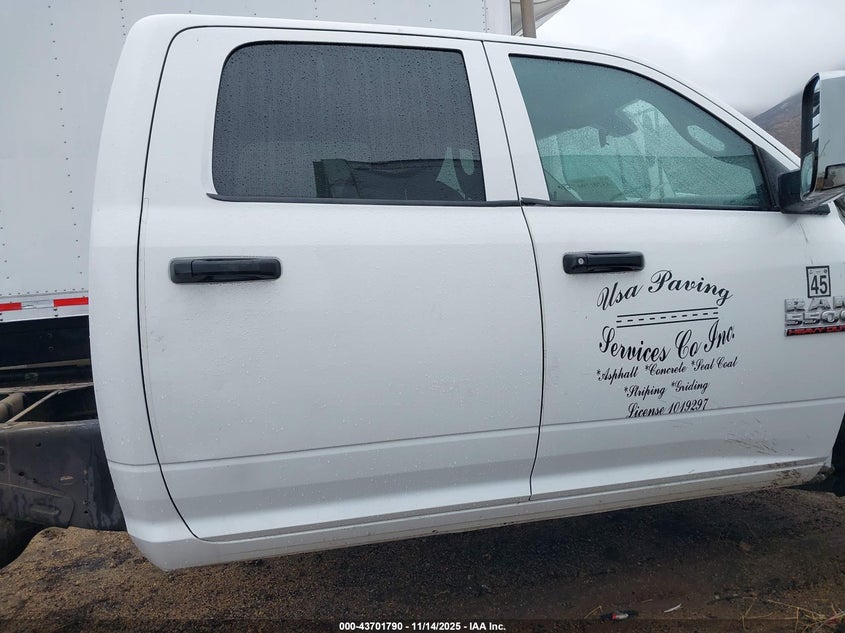 2018 Ram 5500 Chassis Tradesman/Slt/Laramie VIN: 3C7WRMFL5JG400872 Lot: 43701790
