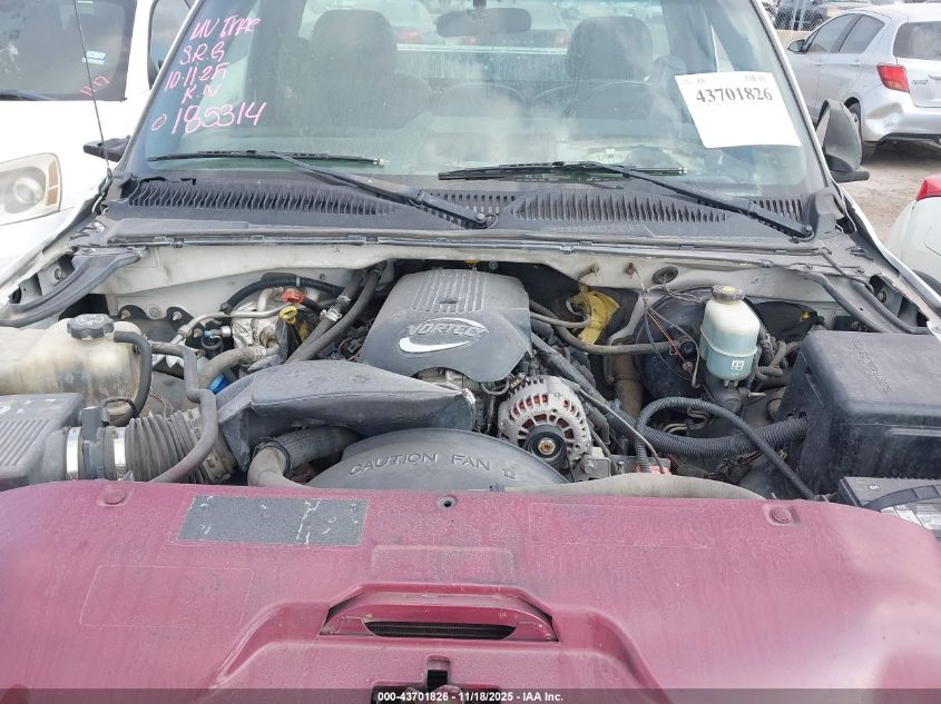 2002 Chevrolet Silverado 1500 Commercial VIN: 1GCEC14V32Z185314 Lot: 43701826