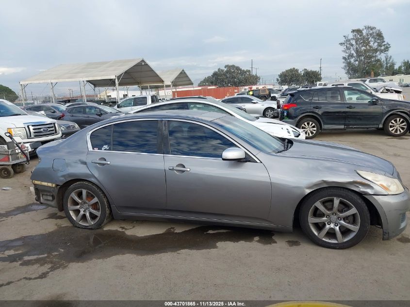 2007 Infiniti G35X VIN: JNKBV61F87M813796 Lot: 43701865