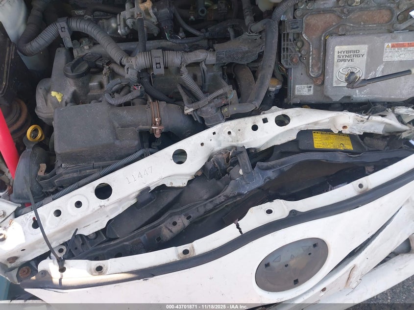 2012 Toyota Prius C Three VIN: JTDKDTB31C1001453 Lot: 43701871