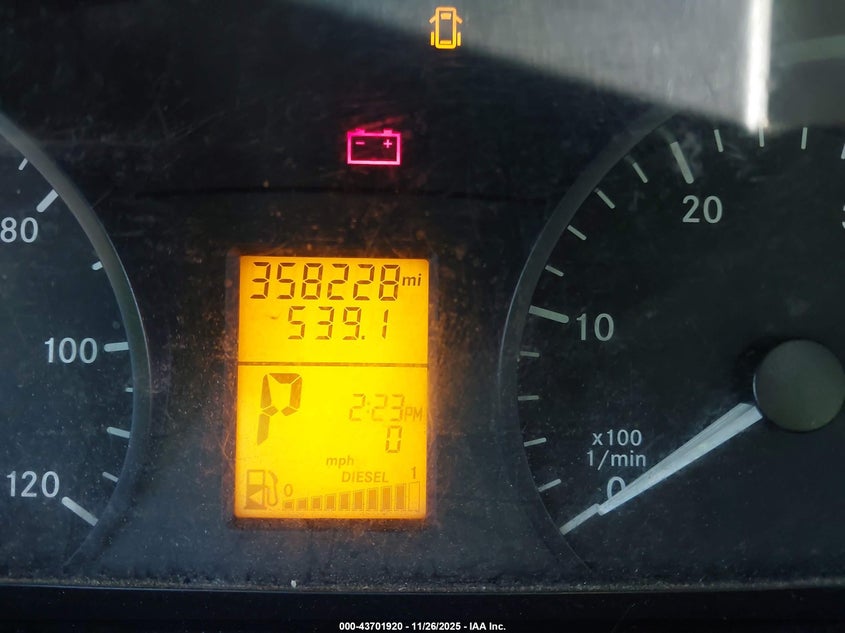 2015 Mercedes-Benz Sprinter 2500 High Roof VIN: WD3PE8DB4FP136118 Lot: 43701920