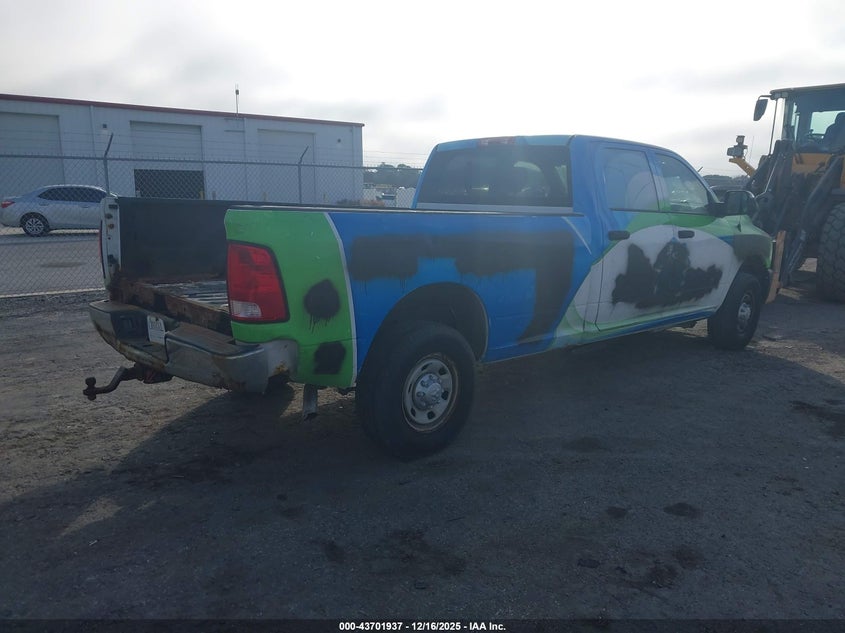 Vin: 3c6tr4ht5jg188396, lot: 44197258, ram 2500 tradesman  4x2 8' box 20184