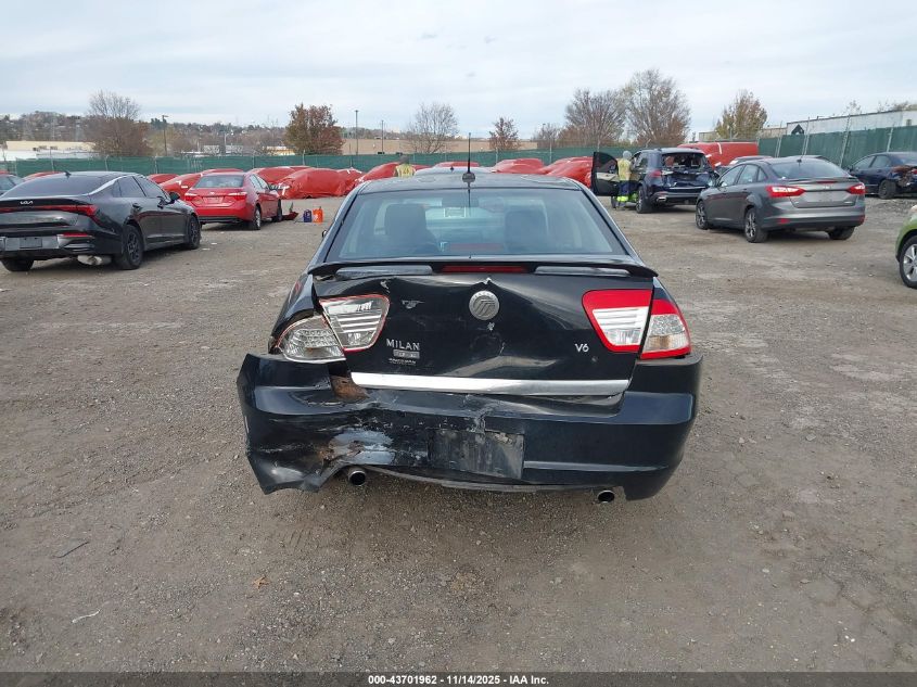 2007 Mercury Milan V6 Premier VIN: 3MEHM08167R657706 Lot: 43701962