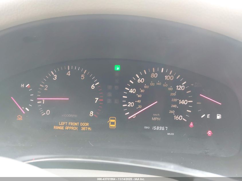 2001 Lexus Ls 430 VIN: JTHBN30F610003131 Lot: 43701964