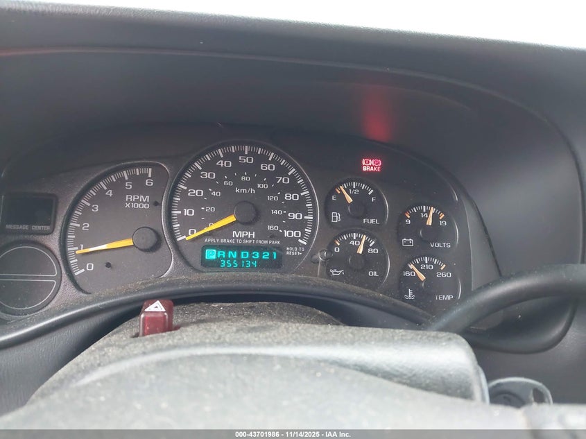 2001 Chevrolet Tahoe Lt VIN: 1GNEK13T71J235025 Lot: 43701986