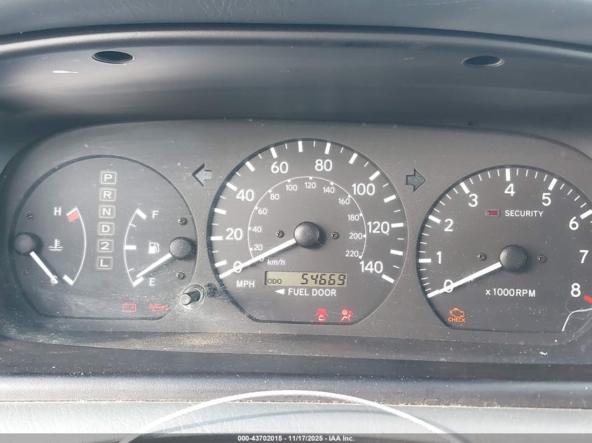 2000 Toyota Camry Xle V6 VIN: 4T1BF28K4YU104659 Lot: 43702015