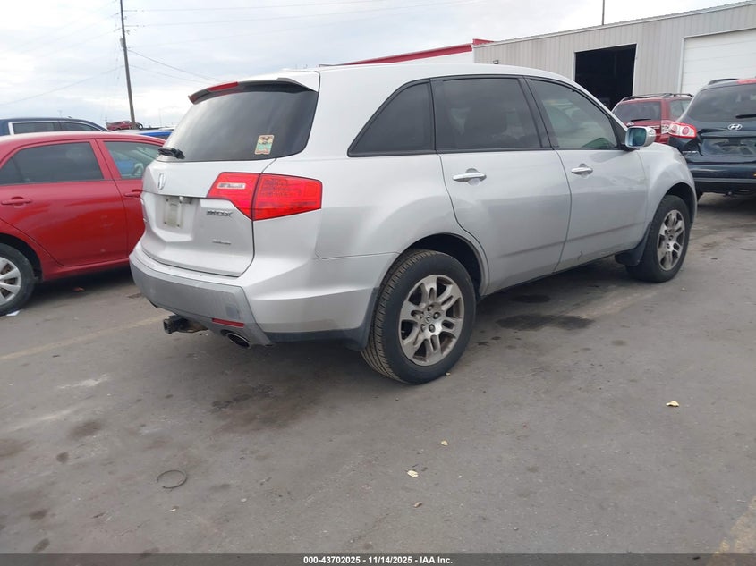 2HNYD28429H521511 2009 ACURA MDX photo no. 4