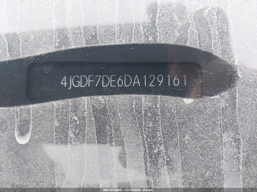 2013 Mercedes-Benz Gl 550 4Matic VIN: 4JGDF7DE6DA129161 Lot: 43702041