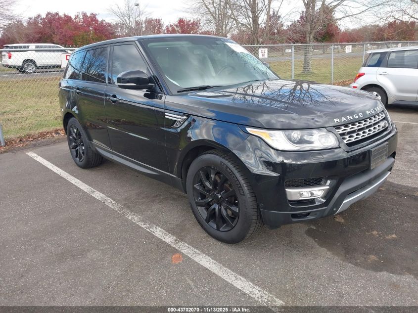 LAND ROVER RANGE ROVER SPORT 3.0L V6 SUPERCHARGED HSE