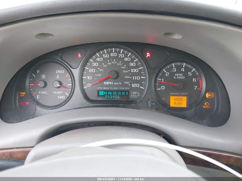 2002 Chevrolet Impala Ls VIN: 2G1WH55K829185846 Lot: 43702081