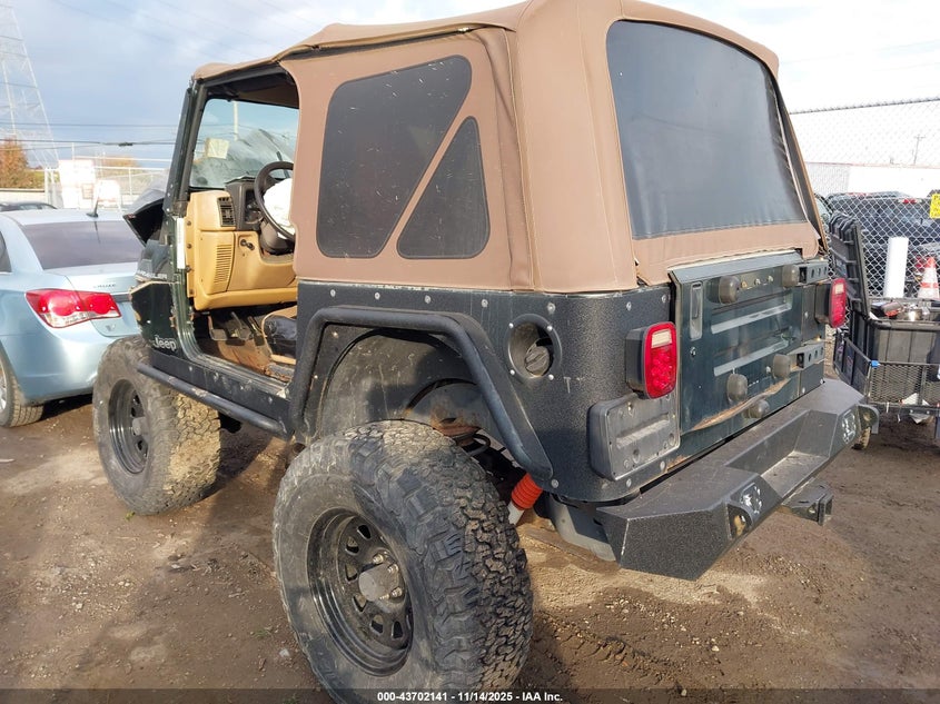 1998 Jeep Wrangler Se VIN: 1J4FY29P7WP716967 Lot: 43702141