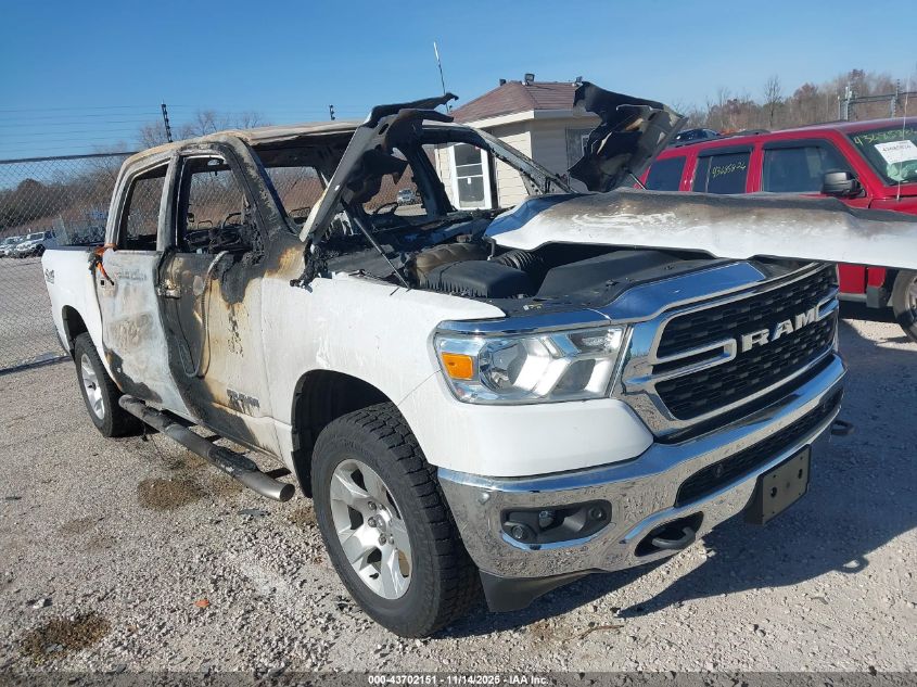 2022 RAM 1500 BIG HORN - 1C6RRFFG9NN378372