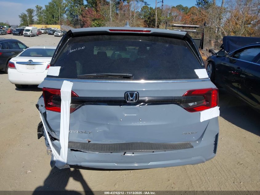 2025 Honda Odyssey Sport-L VIN: 5FNRL6H73SB052651 Lot: 43702212