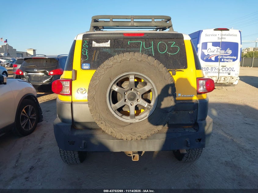 2007 Toyota Fj Cruiser VIN: JTEBU11F870066615 Lot: 43702269