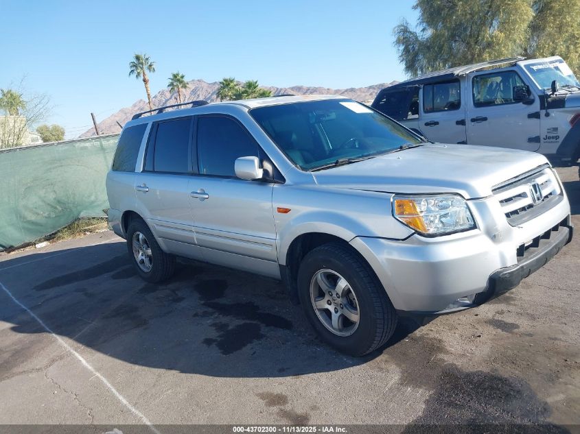 2007 Honda Pilot Ex-L VIN: 5FNYF28677B030016 Lot: 43702300