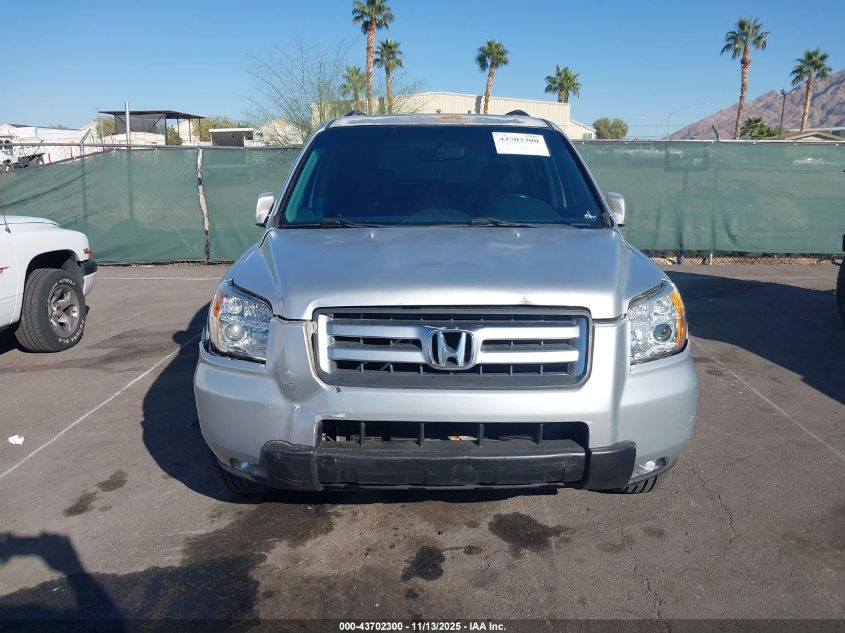 2007 Honda Pilot Ex-L VIN: 5FNYF28677B030016 Lot: 43702300