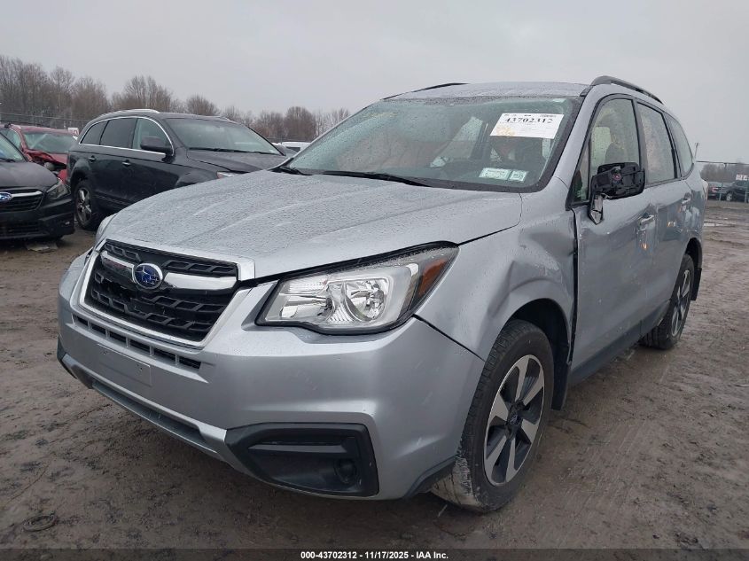2018 Subaru Forester 2.5I VIN: JF2SJABC9JH502836 Lot: 43702312