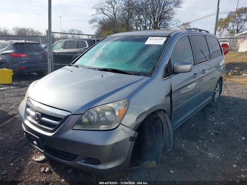 2007 Honda Odyssey Ex-L VIN: 5FNRL38707B035425 Lot: 43702351
