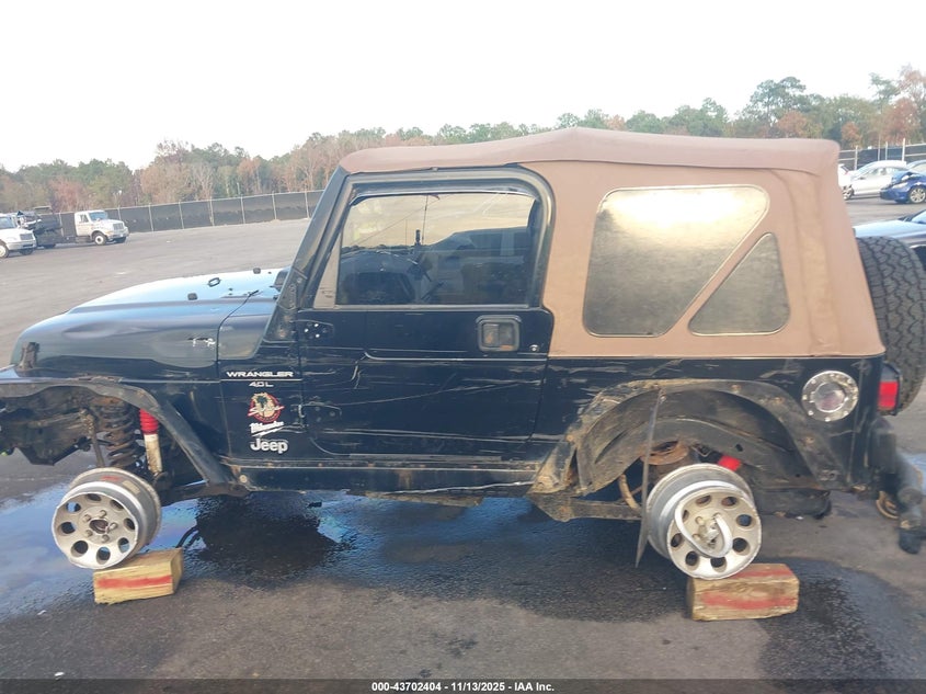 1999 Jeep Wrangler Sahara VIN: 1J4FY49S7XP430408 Lot: 43702404