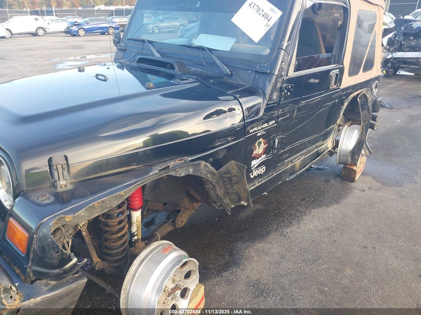 1999 Jeep Wrangler Sahara VIN: 1J4FY49S7XP430408 Lot: 43702404