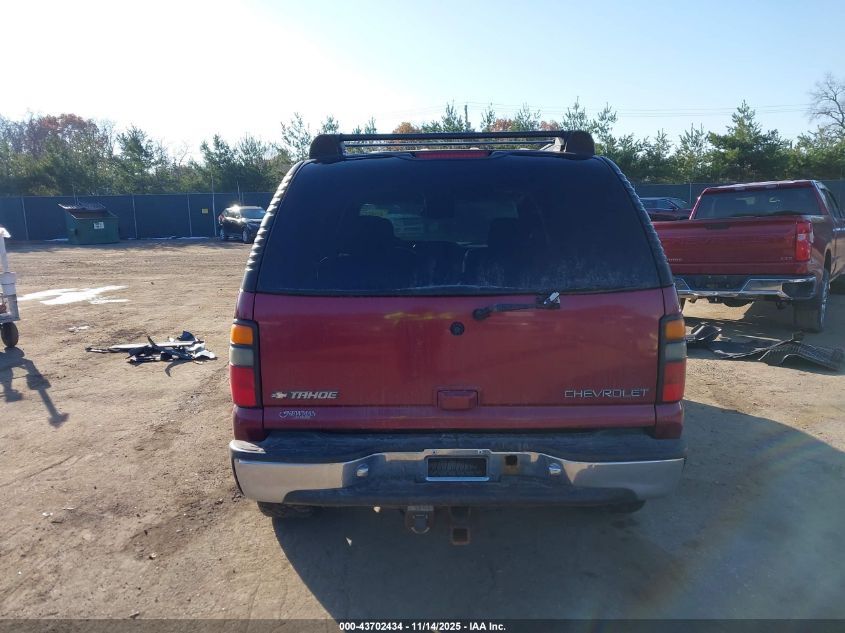 2005 Chevrolet Tahoe Z71 VIN: 1GNEK13T35R165546 Lot: 43702434