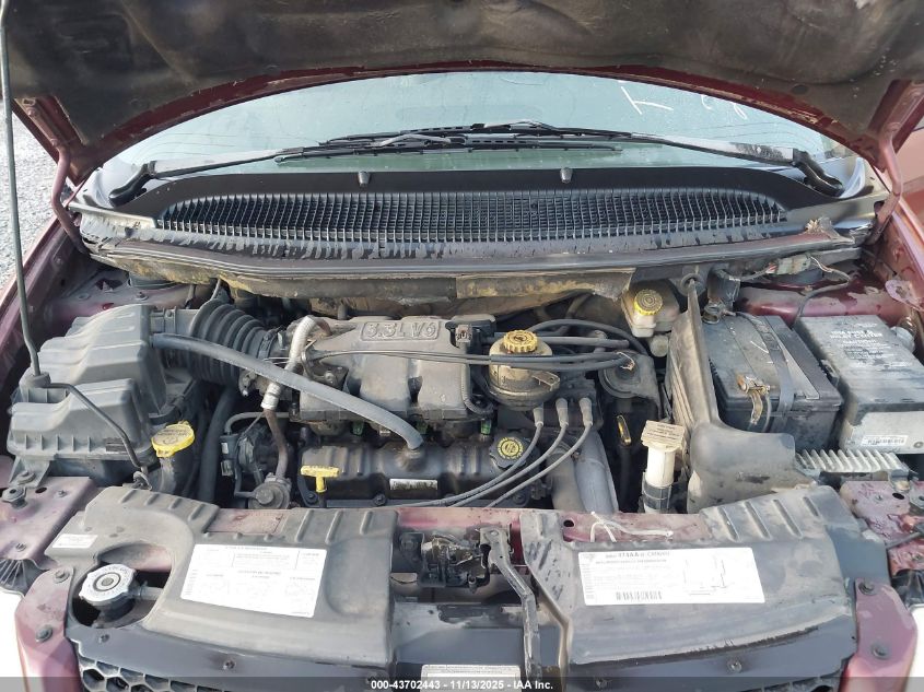 2001 Dodge Grand Caravan Sport VIN: 2B8GP44301R204886 Lot: 43702443