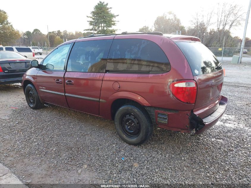 2001 Dodge Grand Caravan Sport VIN: 2B8GP44301R204886 Lot: 43702443