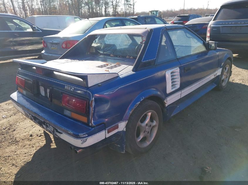 JT2AW15J6J0139022 1988 TOYOTA MR2 photo no. 4