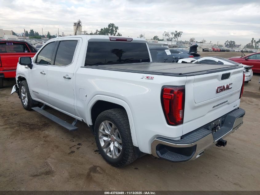 2022 GMC Sierra Limited K1500 Slt white pickup diesel 3GTU9DET3NG170681 photo #4