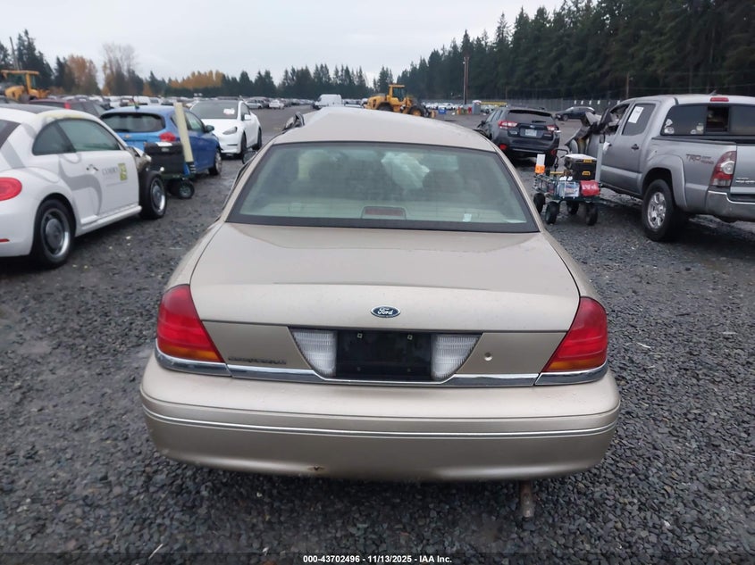 2000 Ford Crown Victoria Lx VIN: 2FAFP74W9YX100422 Lot: 43702496