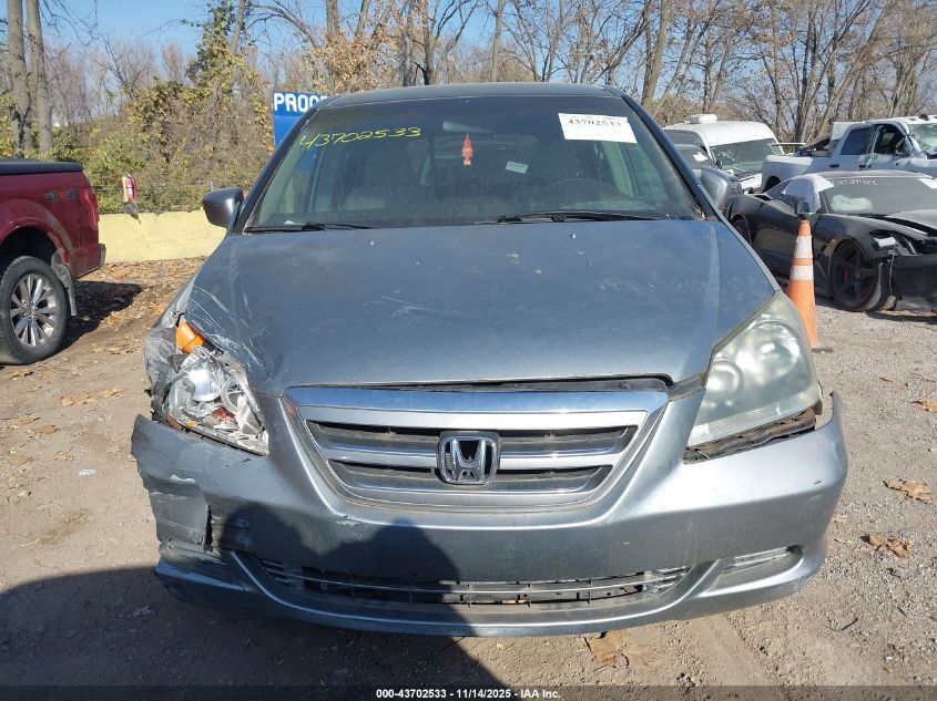 2005 Honda Odyssey Ex VIN: 5FNRL38405B118436 Lot: 43702533