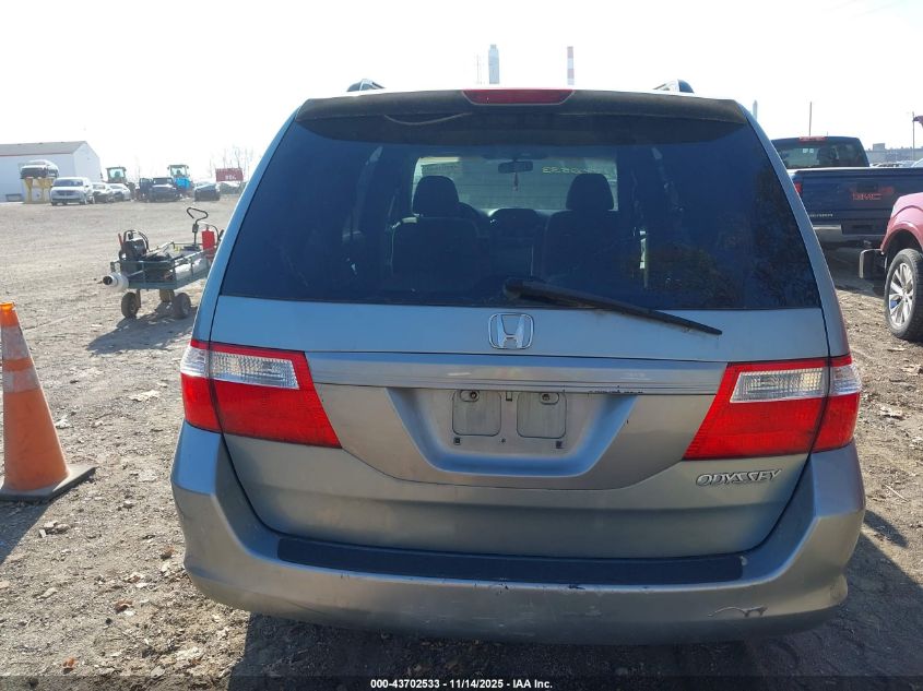 2005 Honda Odyssey Ex VIN: 5FNRL38405B118436 Lot: 43702533