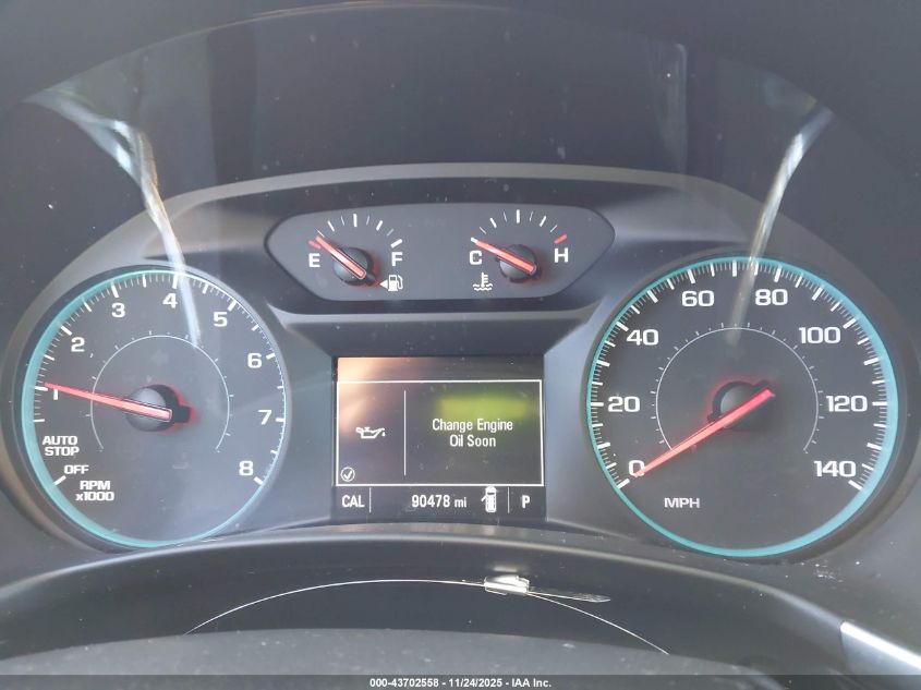 2018 Chevrolet Equinox Lt VIN: 3GNAXSEV4JL302872 Lot: 43702558