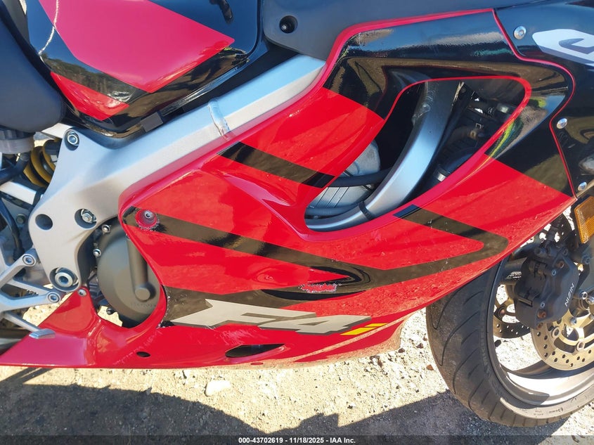 2004 Honda Cbr600 F4 VIN: JH2PC35004M501587 Lot: 43702619
