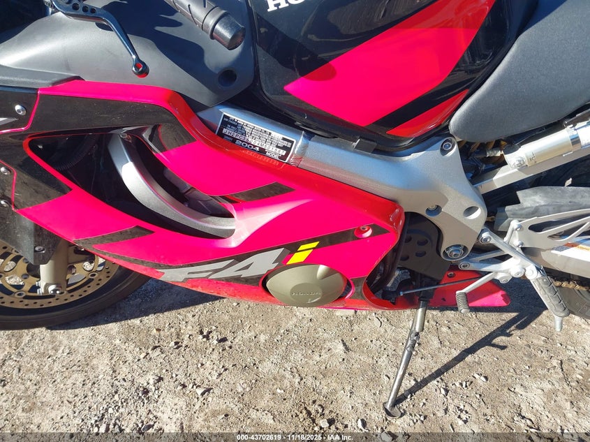 2004 Honda Cbr600 F4 VIN: JH2PC35004M501587 Lot: 43702619
