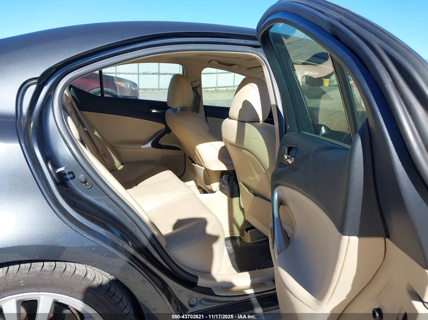 2006 Lexus Is 250 VIN: JTHBK262565011822 Lot: 43702621