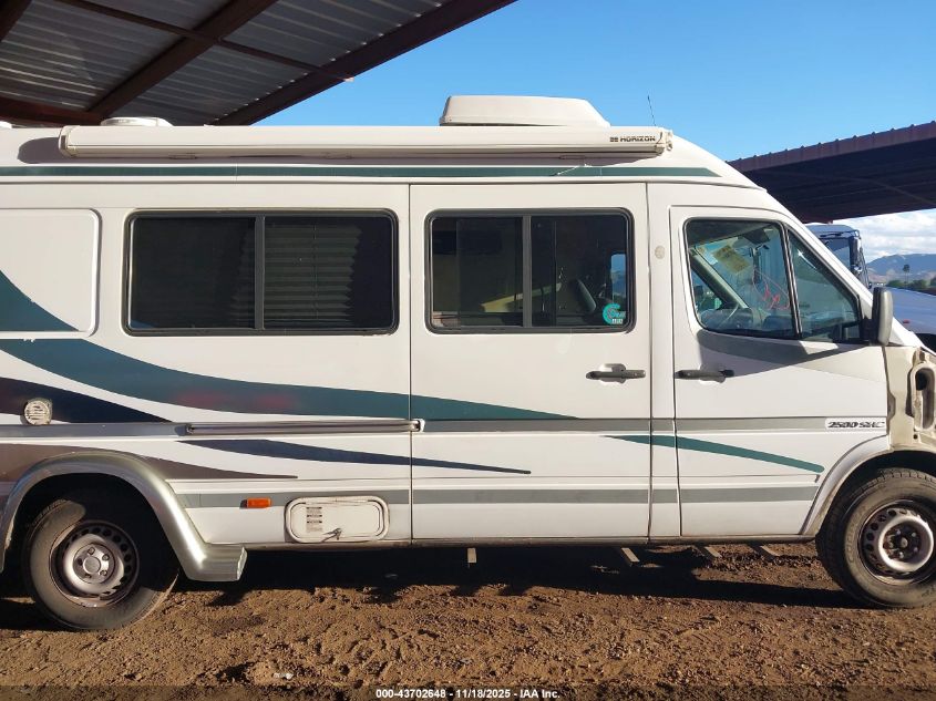 2003 Dodge Sprinter Van 2500 Super High Ceiling VIN: WD2YD742635570943 Lot: 43702648