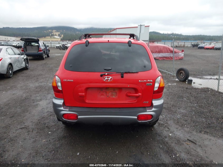 2004 Hyundai Santa Fe Gls/Lx VIN: KM8SC73EX4U646043 Lot: 43702649