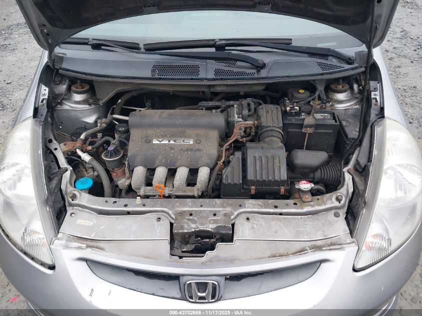 2007 Honda Fit Sport VIN: JHMGD38697S046730 Lot: 43702666