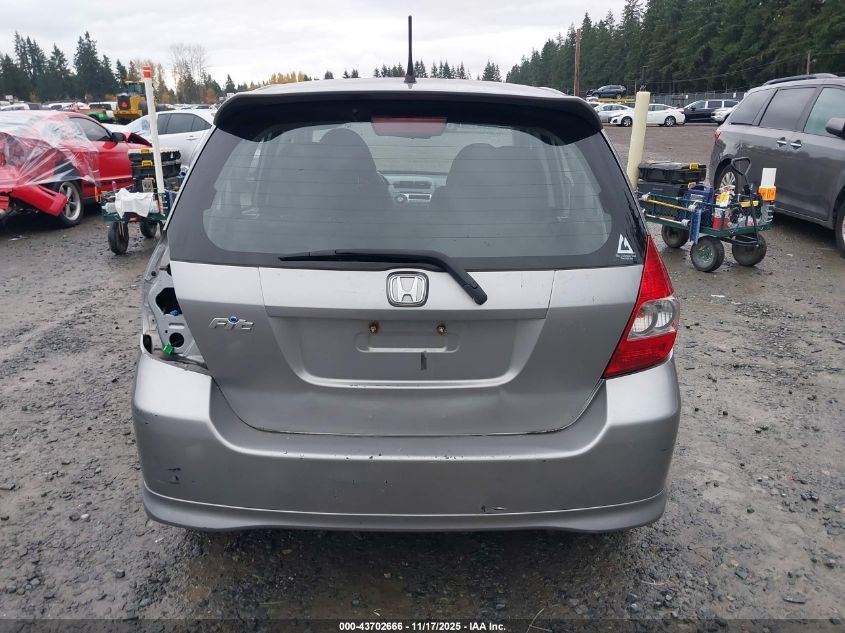 2007 Honda Fit Sport VIN: JHMGD38697S046730 Lot: 43702666