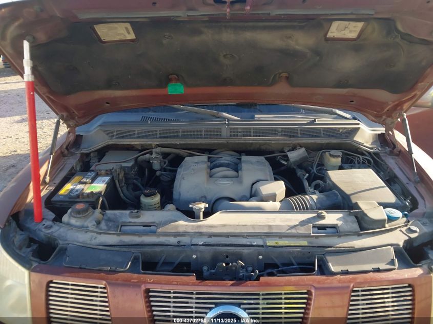 2004 Nissan Pathfinder Armada Se VIN: 5N1AA08A74N739255 Lot: 43702750