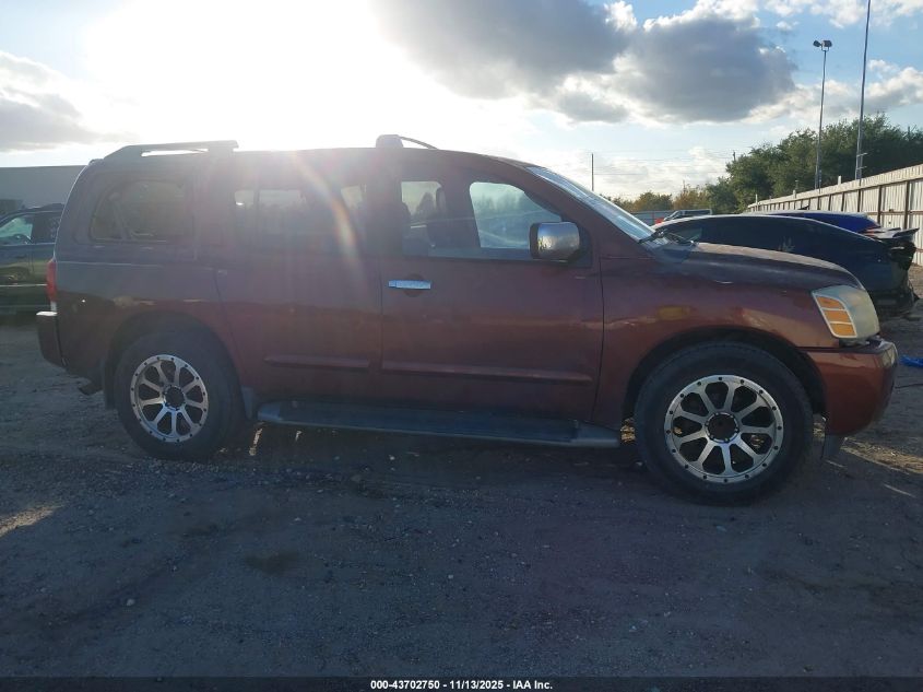 2004 Nissan Pathfinder Armada Se VIN: 5N1AA08A74N739255 Lot: 43702750