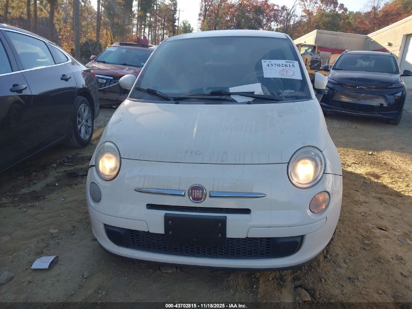 2013 Fiat 500 Pop VIN: 3C3CFFARXDT570113 Lot: 43702815