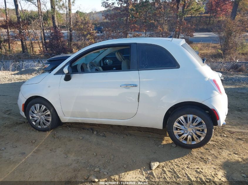 2013 Fiat 500 Pop VIN: 3C3CFFARXDT570113 Lot: 43702815