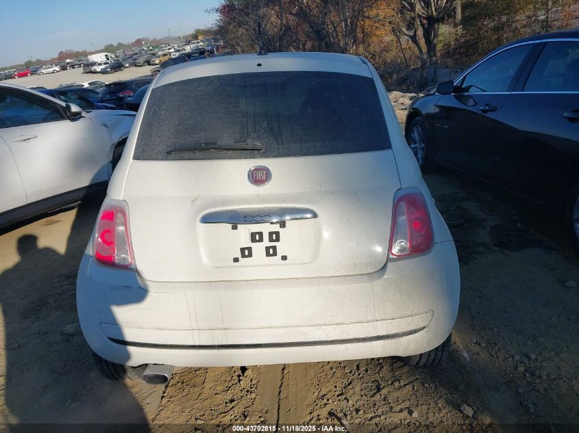 2013 Fiat 500 Pop VIN: 3C3CFFARXDT570113 Lot: 43702815