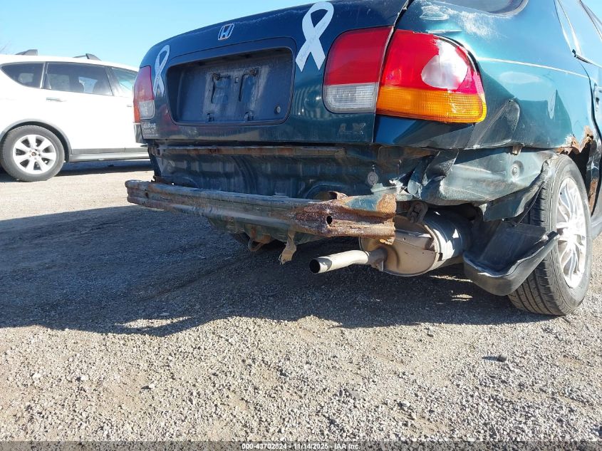 1997 Honda Civic Lx VIN: 2HGEJ6679VH586034 Lot: 43702824