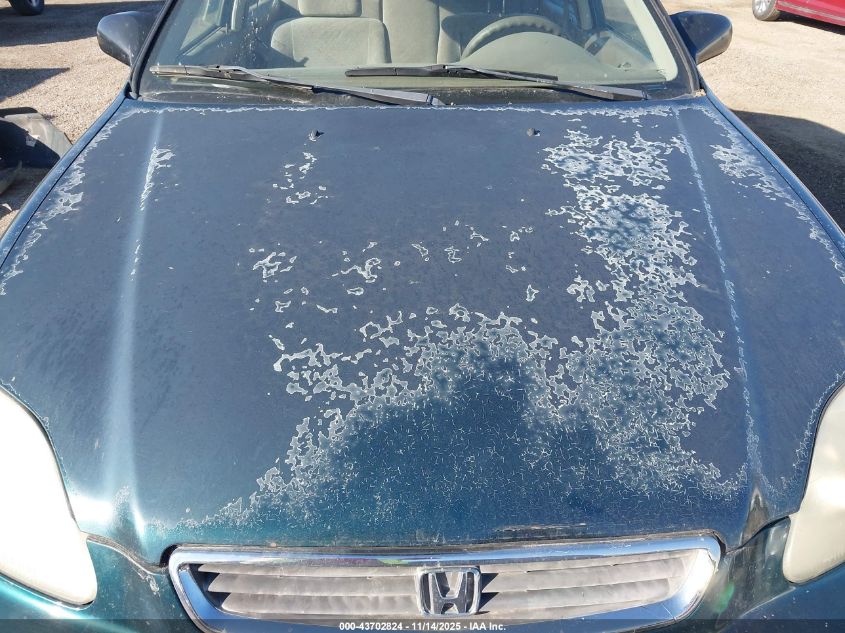 1997 Honda Civic Lx VIN: 2HGEJ6679VH586034 Lot: 43702824