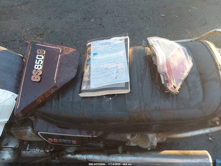 1980 Suzuki Gs850G VIN: GS850121245 Lot: 43702894