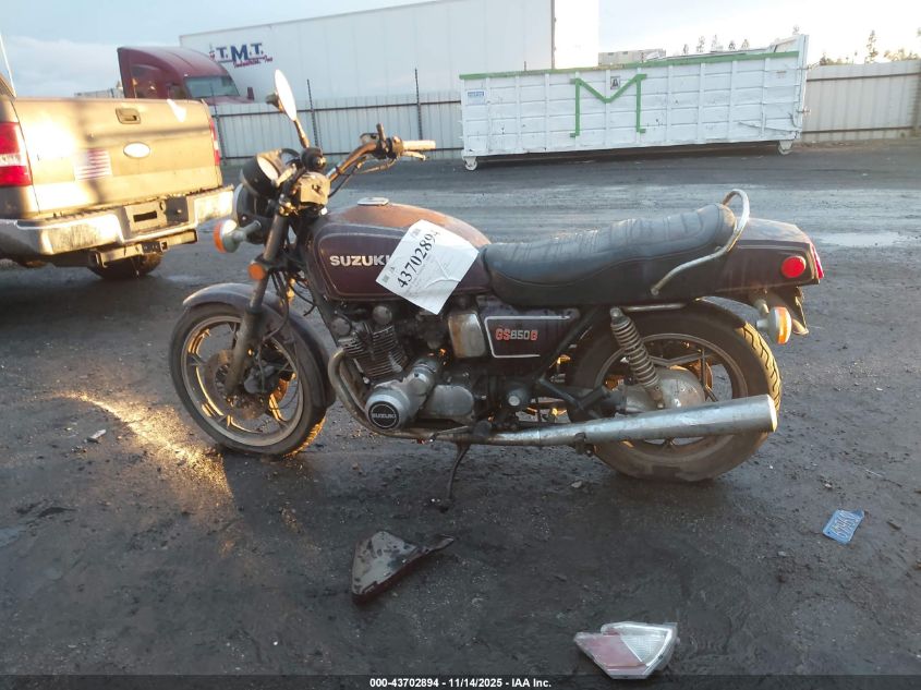 1980 Suzuki Gs850G VIN: GS850121245 Lot: 43702894