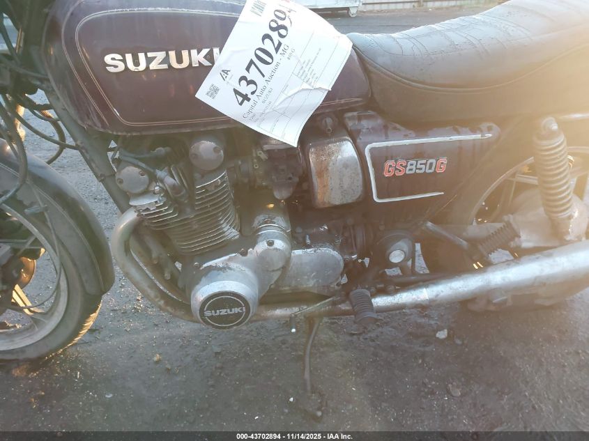 1980 Suzuki Gs850G VIN: GS850121245 Lot: 43702894